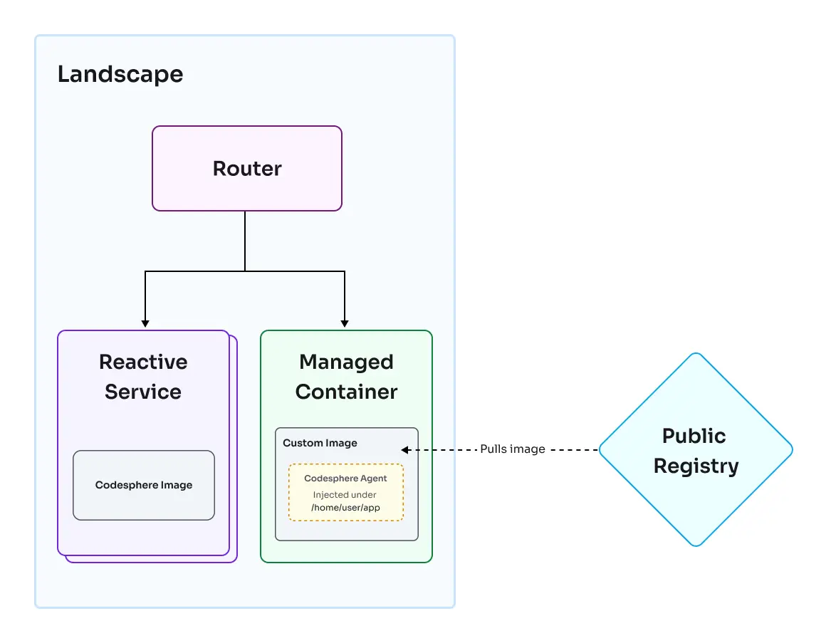 Managed Container Architecture