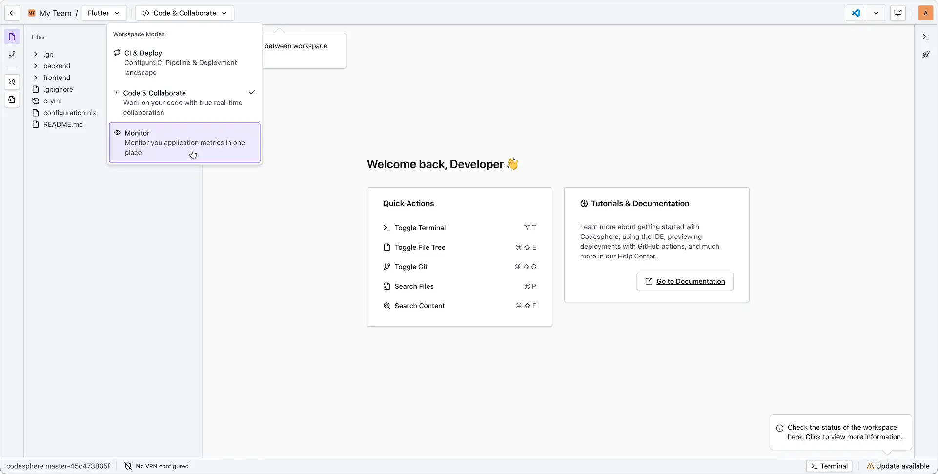 Log Browser Monitor-Modus