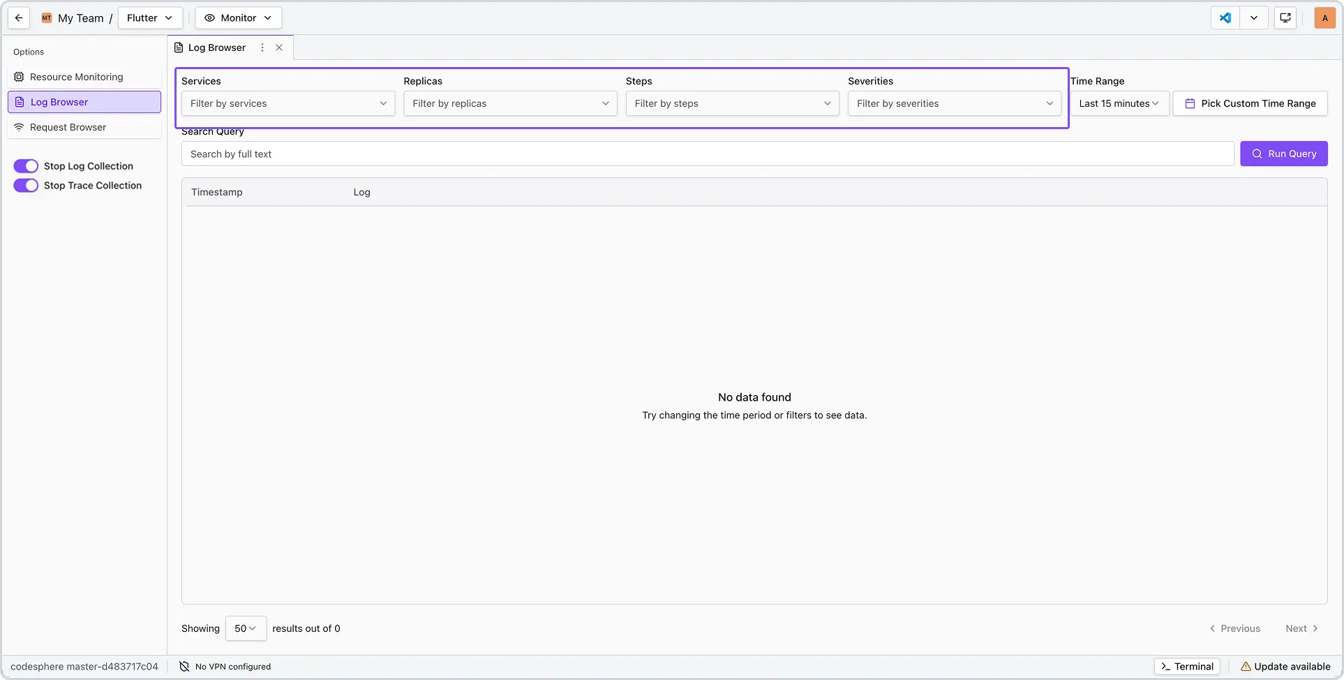 Log Browser Filter